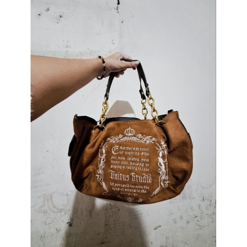 TAS COKLAT VINTAGE JUICY COUTURE PO CHINA