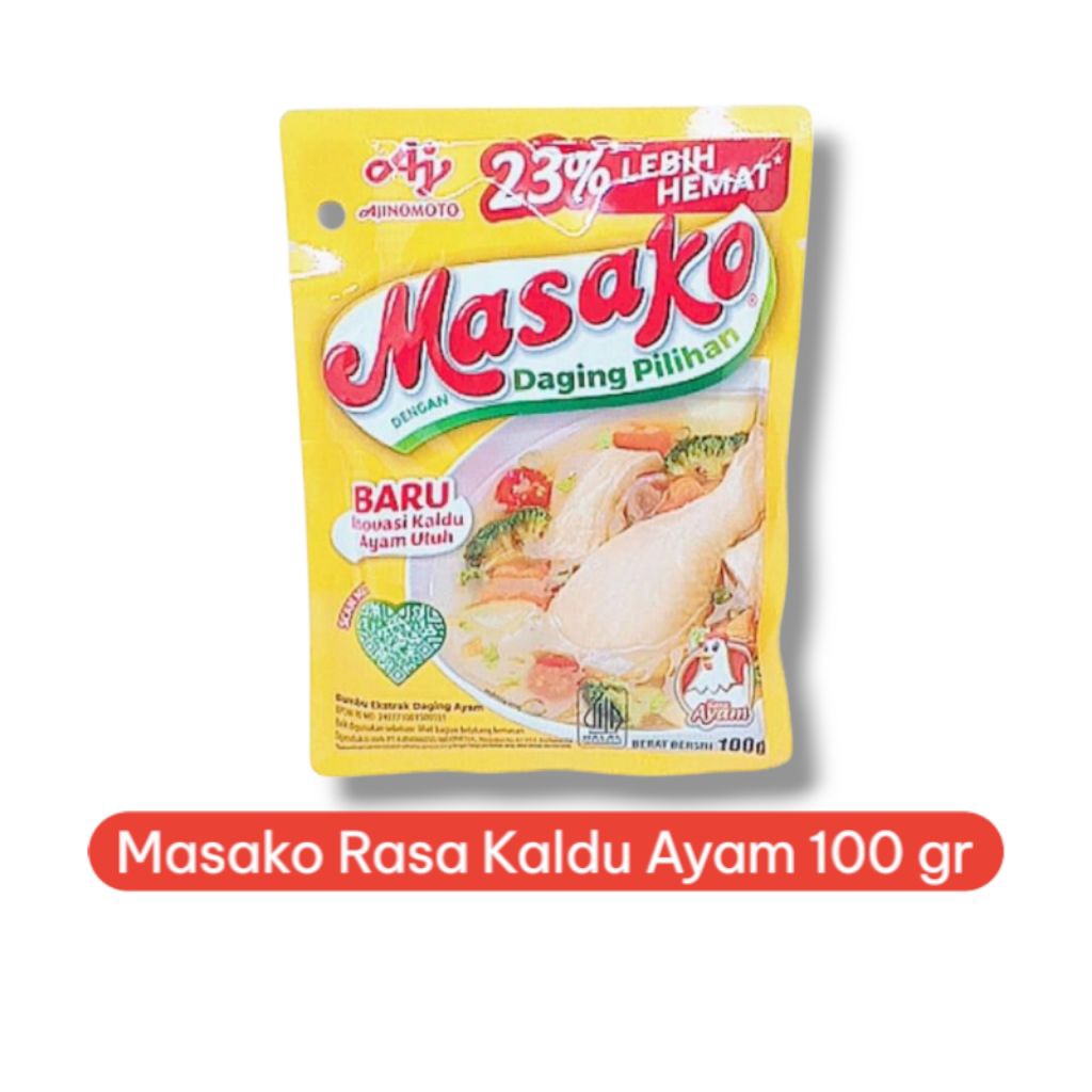 

Masako Kaldu Ayam 100gr – Penyedap Rasa Gurih untuk Masakan Lezat Sehari-hari