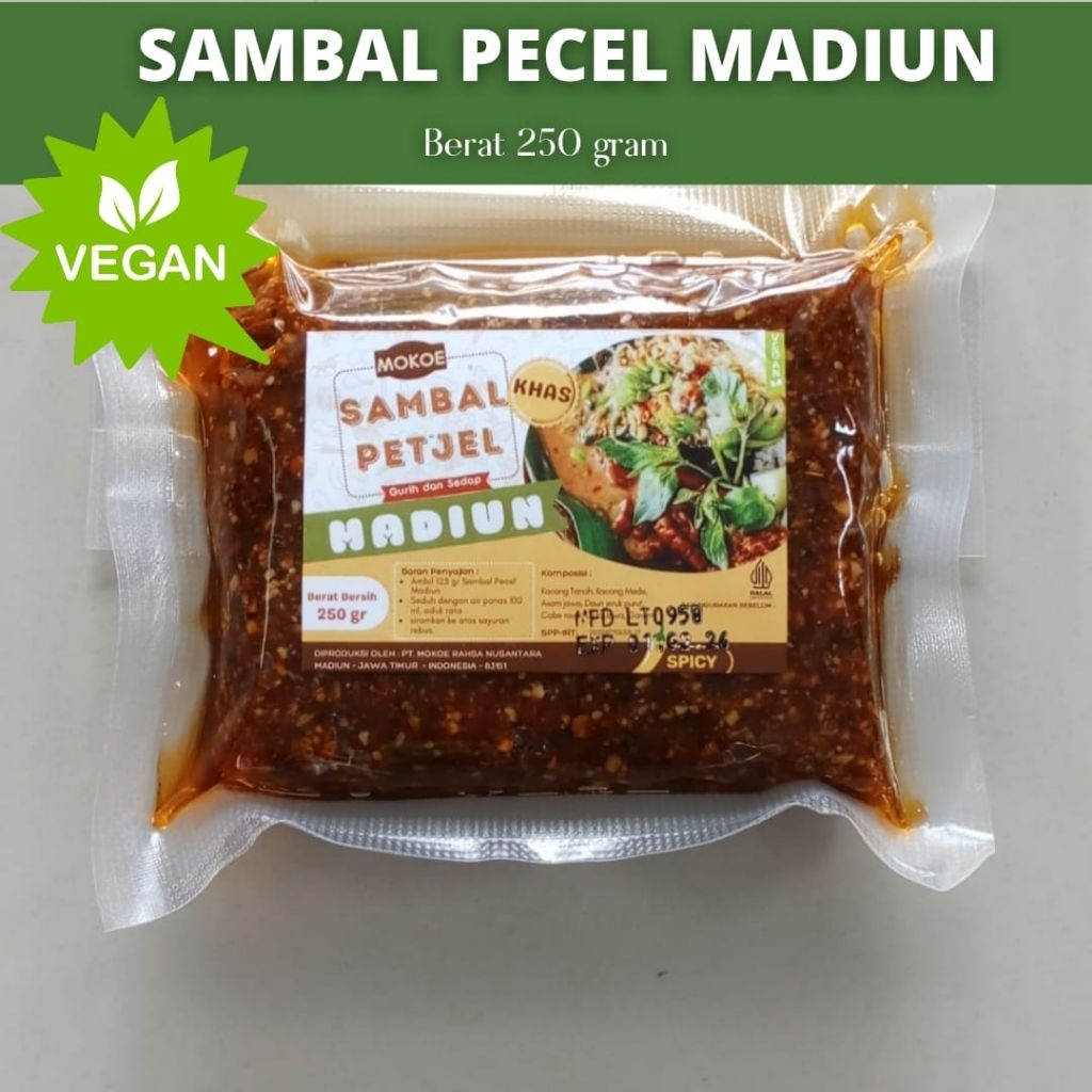 

Sambel Pecel Madiun Vegan 250gram