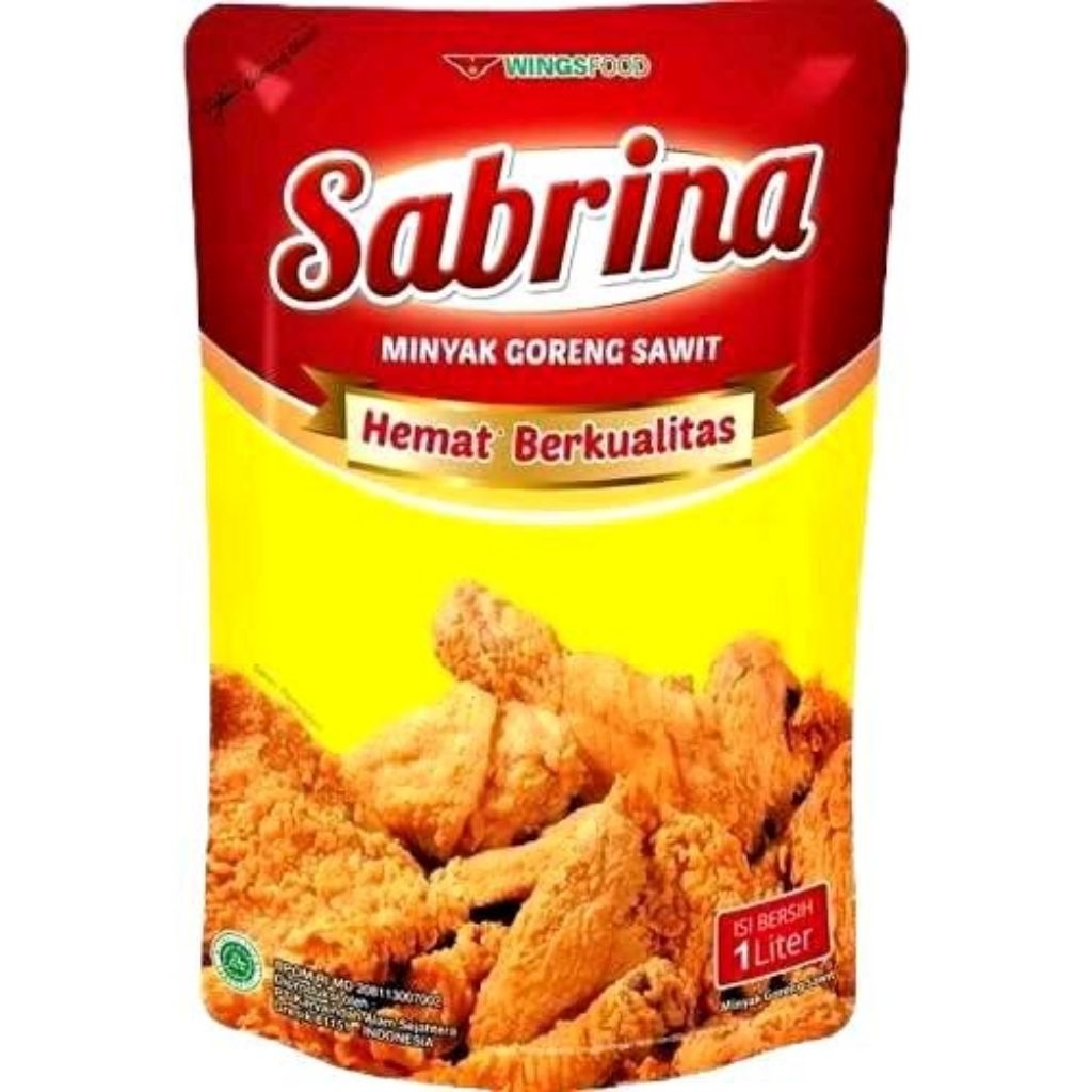 

Sabrina Minyak Goreng Pouch 2 Liter Pro Vitamin Hemat Berkualitas Minyak Goreng Sawit Berkualitas Tinggi