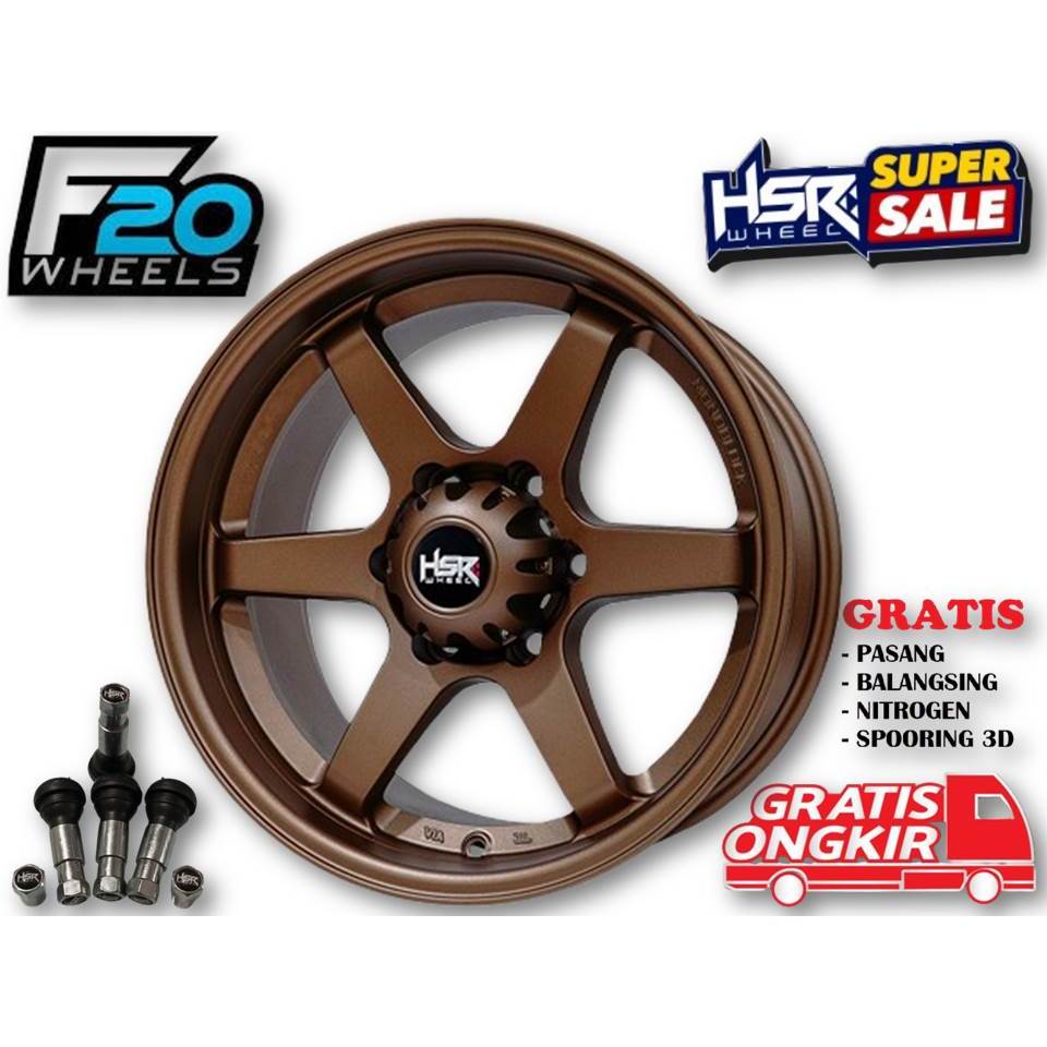 VELG HSR RING 18 TYPE TOKYO XH651 HSR R18X9 H6X139,7 ET20 SANDY BRONZE