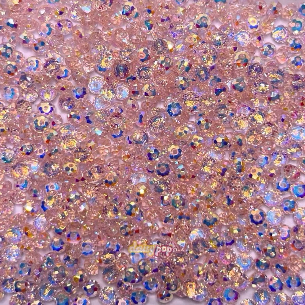 A5 Kristal Ceko Bakpao/Bakpau 4mm - Crystal Grade AAAAA 50pcs