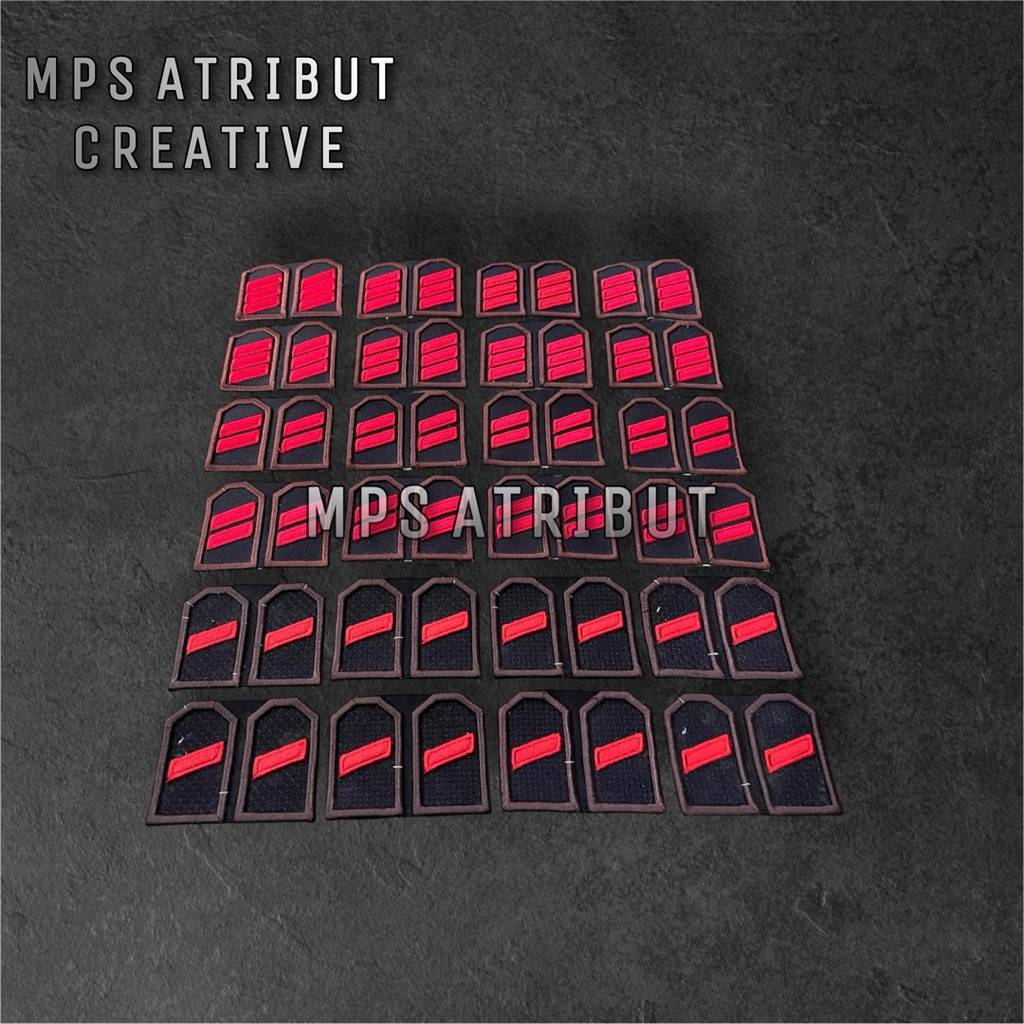 ATRIBUT PDL POLRI / PANGKAT PDL TAMTAMA POLRI BHARADA/BHARATU/BHARAKA POLRI BORDIR TIMBUL EXCLUSIVE