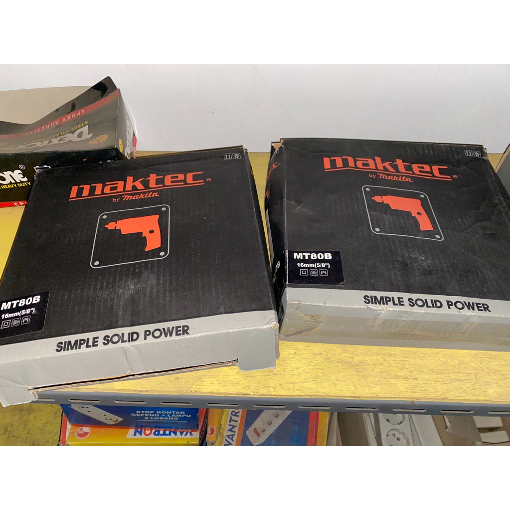 Bor Listrik Maktec MT80B 16mm (5/8”) by Makita | Mesin Bor Cuci Gudang Original