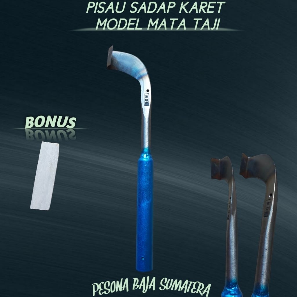 PISAU SADAP KARET MODEL MATA TAJI//PISAU SADAP KARET BAHAN PER KEONG