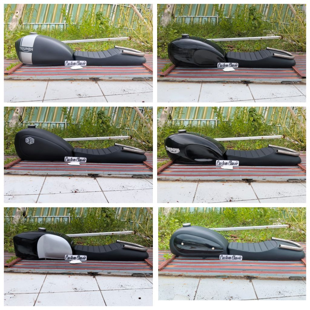 Jok Motor Custom Japstyle dan Tangki Custom Japstyle Bratcafe Caferacer Bobber Scrambler Tiger Megap