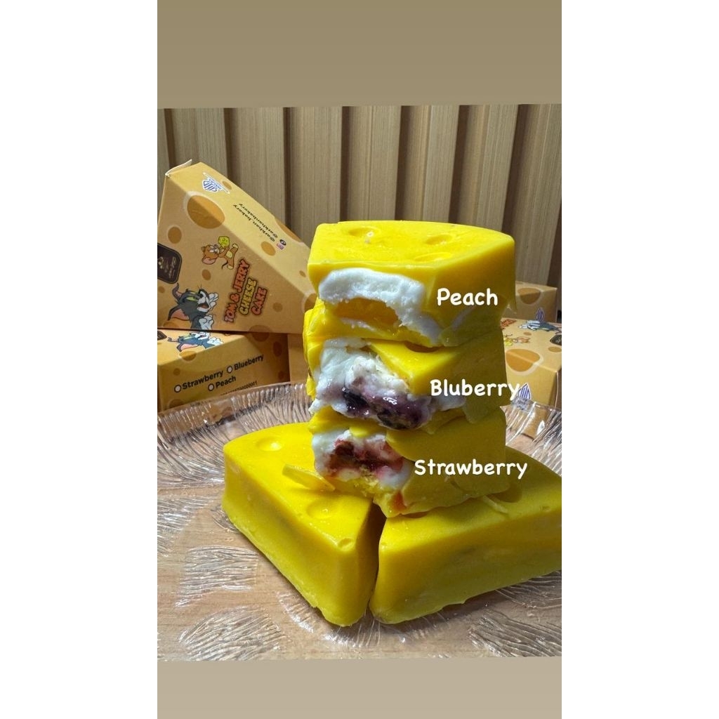 

tom and jery chesee cake