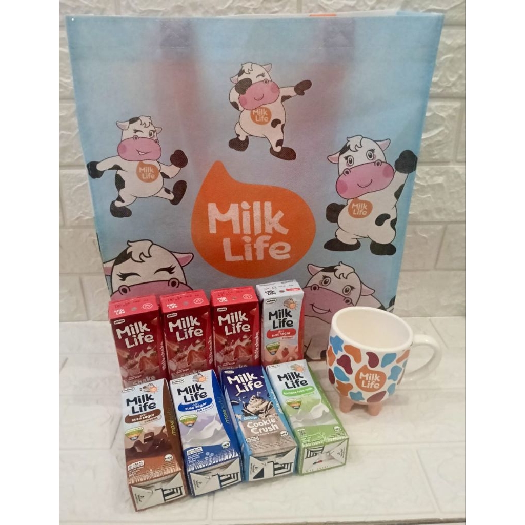 

Paket Susu Milk Life free Mug Sapi Milk Life PRJ 2025