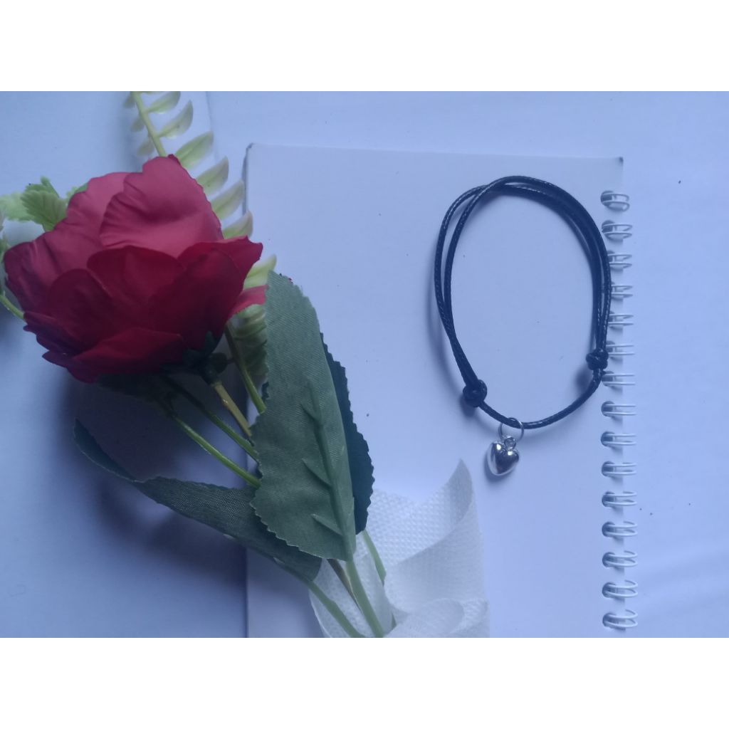 gelang kulit Korea| tali| cantik| kiyut| trend| remaja| anak muda