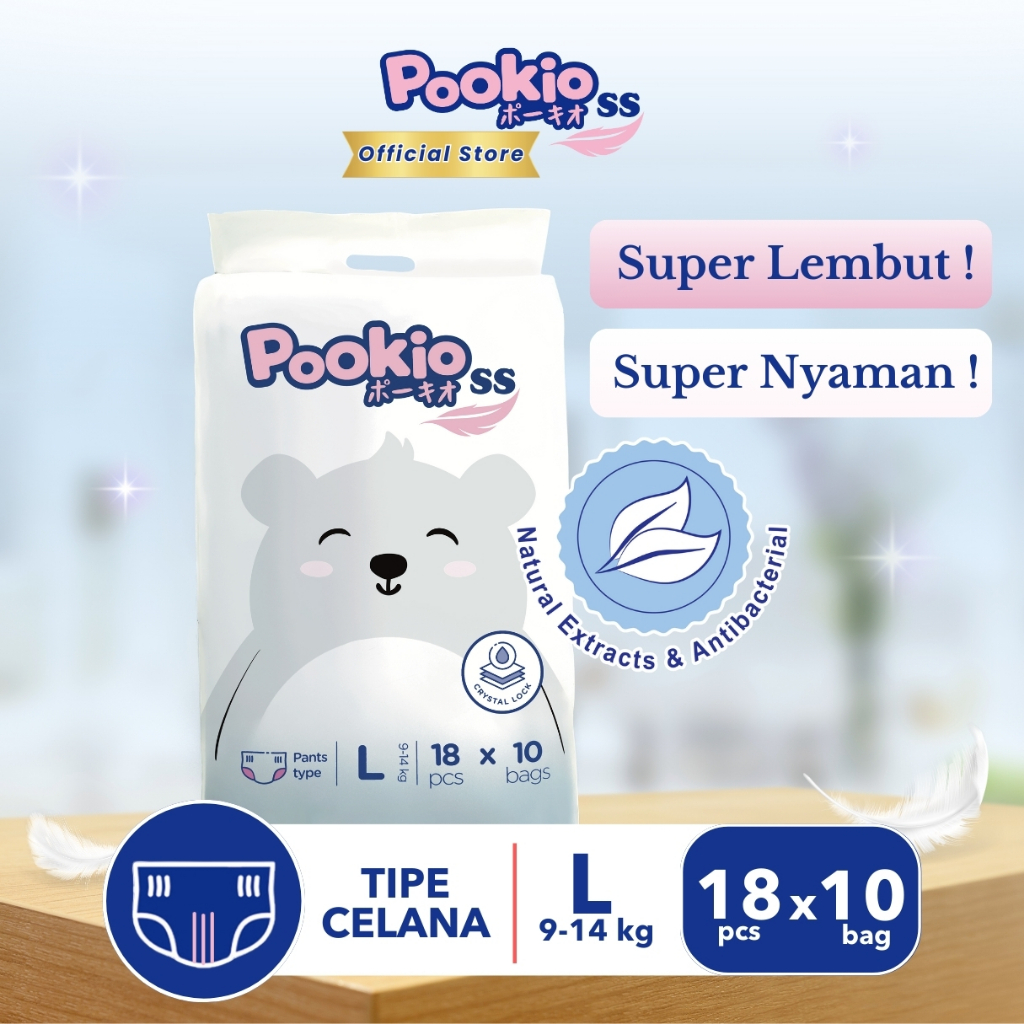 POOKIO SS (KARUNG) Celana L 18 x 10 bag