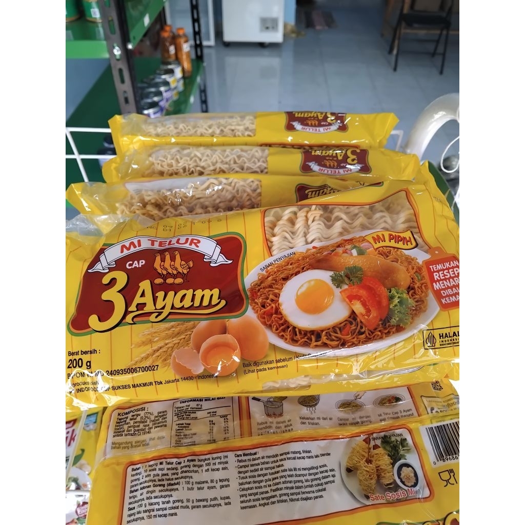 

Mie Telur 3 Ayam