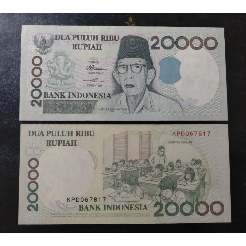 Gress/Baru uang kuno 20000 kihajar dewantara