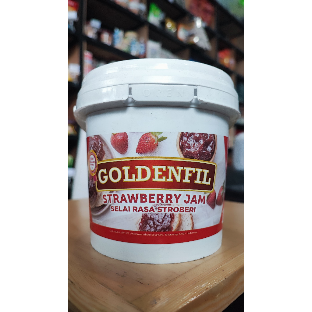 

Selai Goldenfil Strawberry Jam Rasa Strawberry 1KG