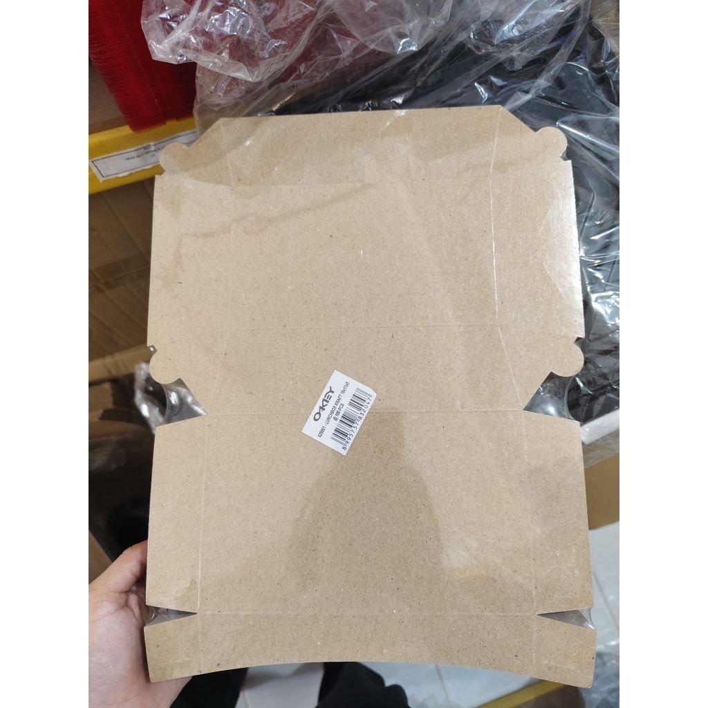 

Lunch box coklat kraft 18x11 (M) lipat sendiri