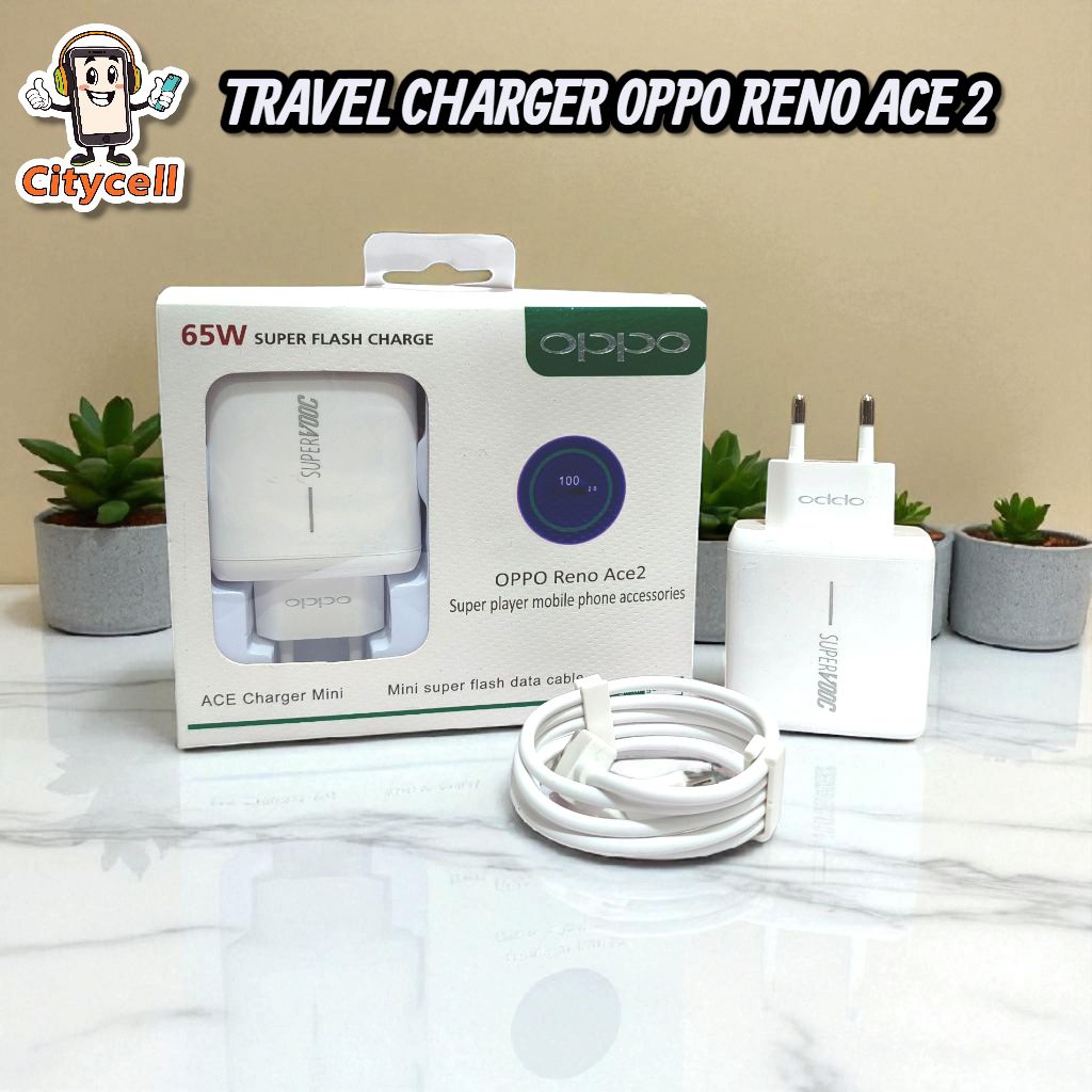 Charger Oppo Reno 6 Pro Reno Ace 2 65W Super VOOC Casan HP Type C Android