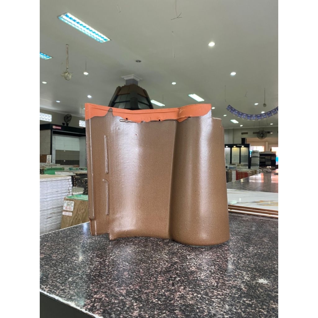 GENTENG KERAMIK KIA ZIRCON BROWN KW1