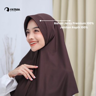 Fatma - jilbab sport pet tebal / bergo sport pet tebal / jilbab instan / hijab bergo pet tebal