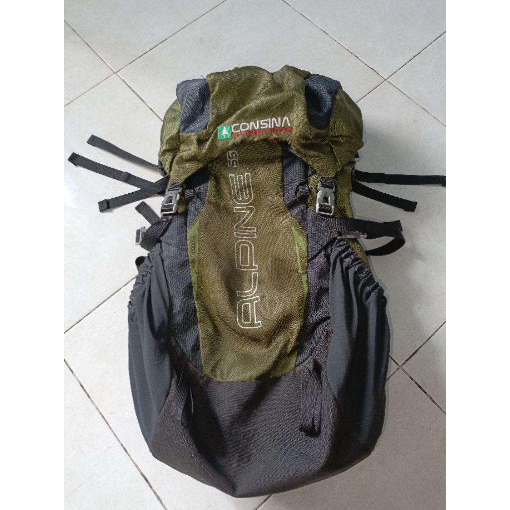 CARRIER CONSINA ALPINE 55 L NO RAINCOVER PRELOVED ORIGINAL