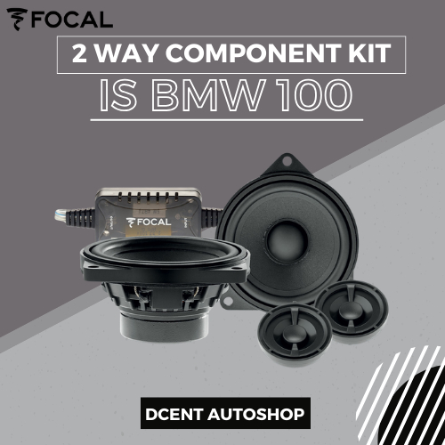 Speaker Focal Inside IS BMW 100 - Speaker 2 Way Component Kit - FOCAL Speaker Mobil BMW - Audio Mobi