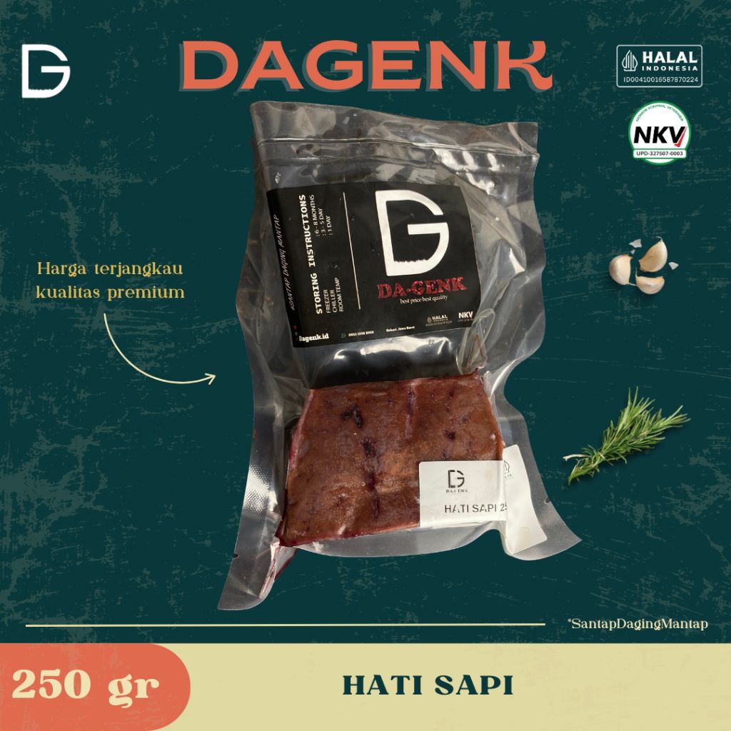 

Hati Sapi 250gr PREMIUM dan TERMURAH SHOPEE