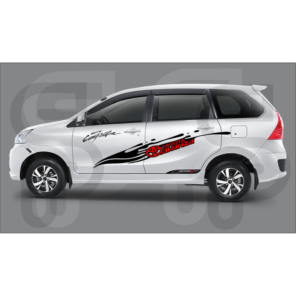 promo stiker mobil toyota avanza all tipe cutting stiker lis bodi samping mobil toyota avanza veloz 