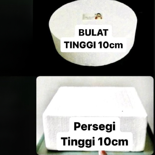 Dus Roti Kue Dummy Cake Ukuran 15cm Tinggi 10cm Kue - Bulat Dan Persegi