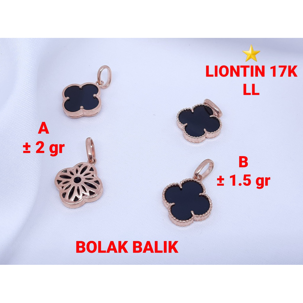 liontin clover 17k