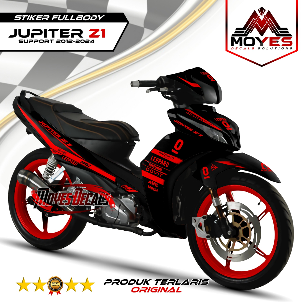 Decal Stiker Jupiter Z1 Full Body / Decal Variasi Jupiter Z1 Fullbody