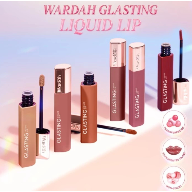 Wardah Glasting Liquid Lip / Wardah Glasting Lip Cream