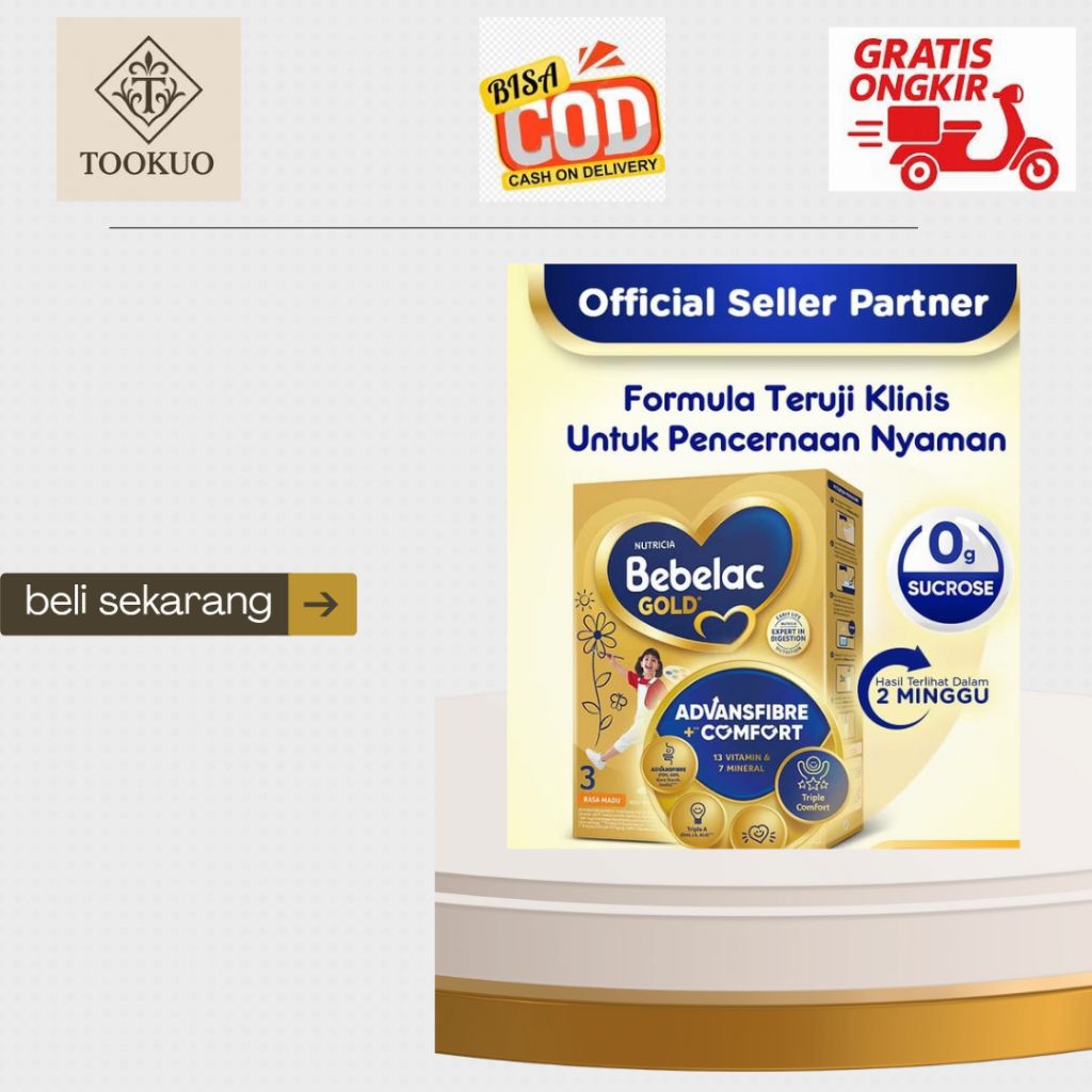 

Bebelac Gold 3 Vanila / Madu 700gr / Toko Tookuo
