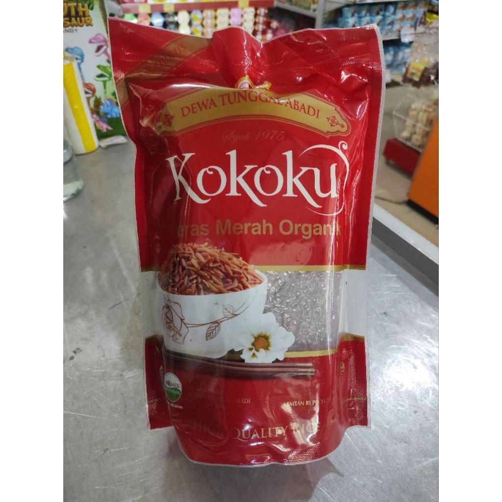 

Kokoku - Beras merah organik 2 kg