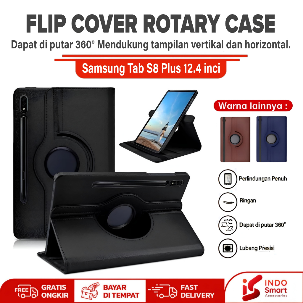 Samsung Galaxy Tab S8 Plus | Case Samsung Tab S8 Plus | Tab S8+ 12.4 inch 2022 X800 X806 Flip Cover 