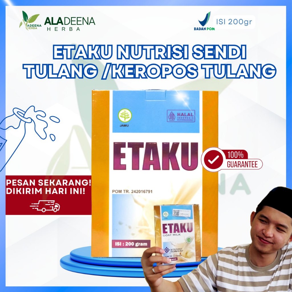 

SUSU ETAKU Original 100% Asli Untuk Perawatan Nutrisi Sendi Tulang Keropos Dan Osteoporosis