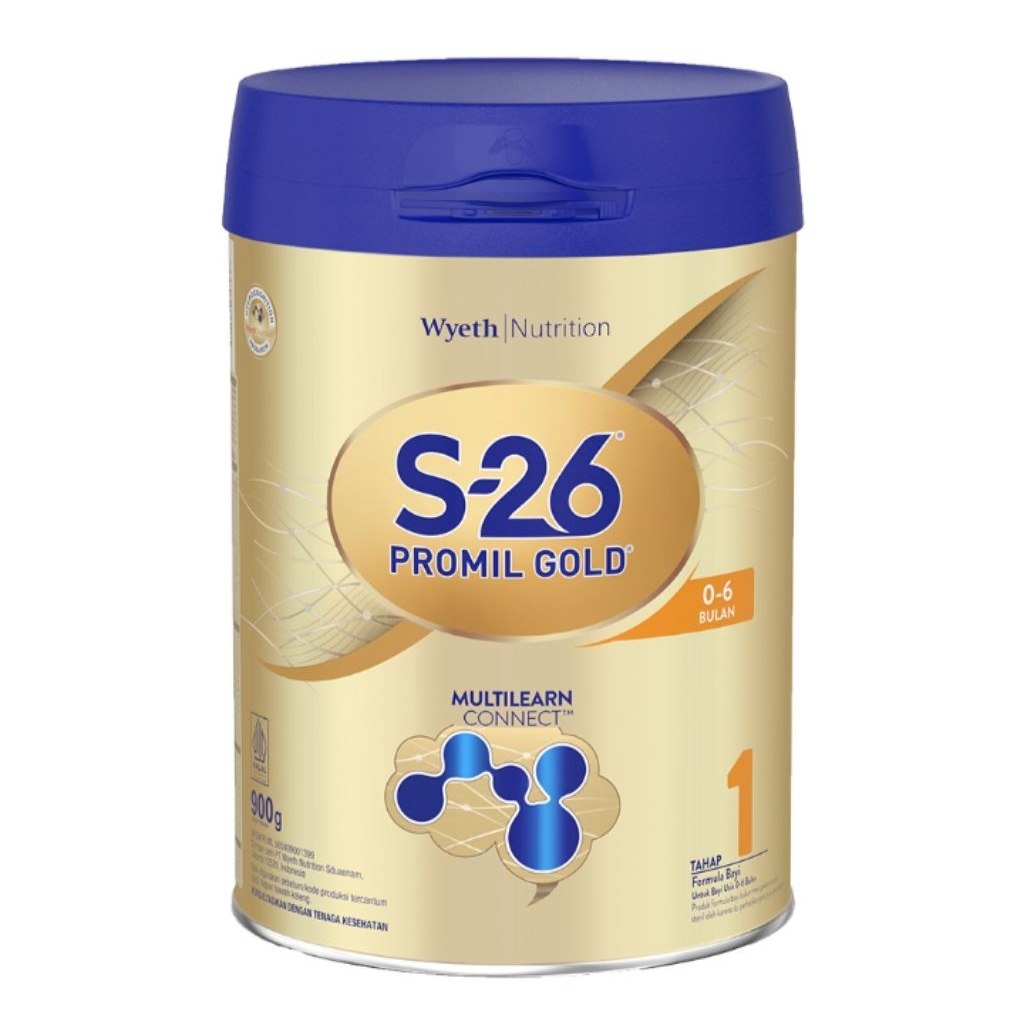 

S-26 Promil Gold Tahap 1 Susu Bubuk Formula Bayi 0-6 Bulan 900g