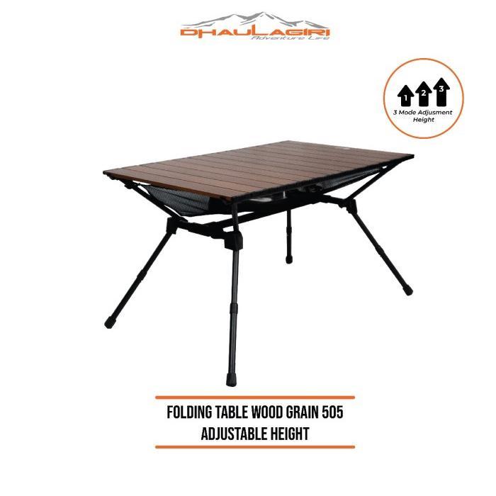 Folding Table Dhaulagiri Wograin 505 Adjustable - Meja Lipat Dhaulagiri - Meja Lipat Portable