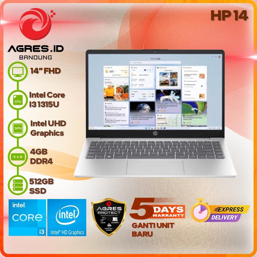 HP 14 I3 1315U 4GB/8GB 512GB 14" FHD TN 1080P