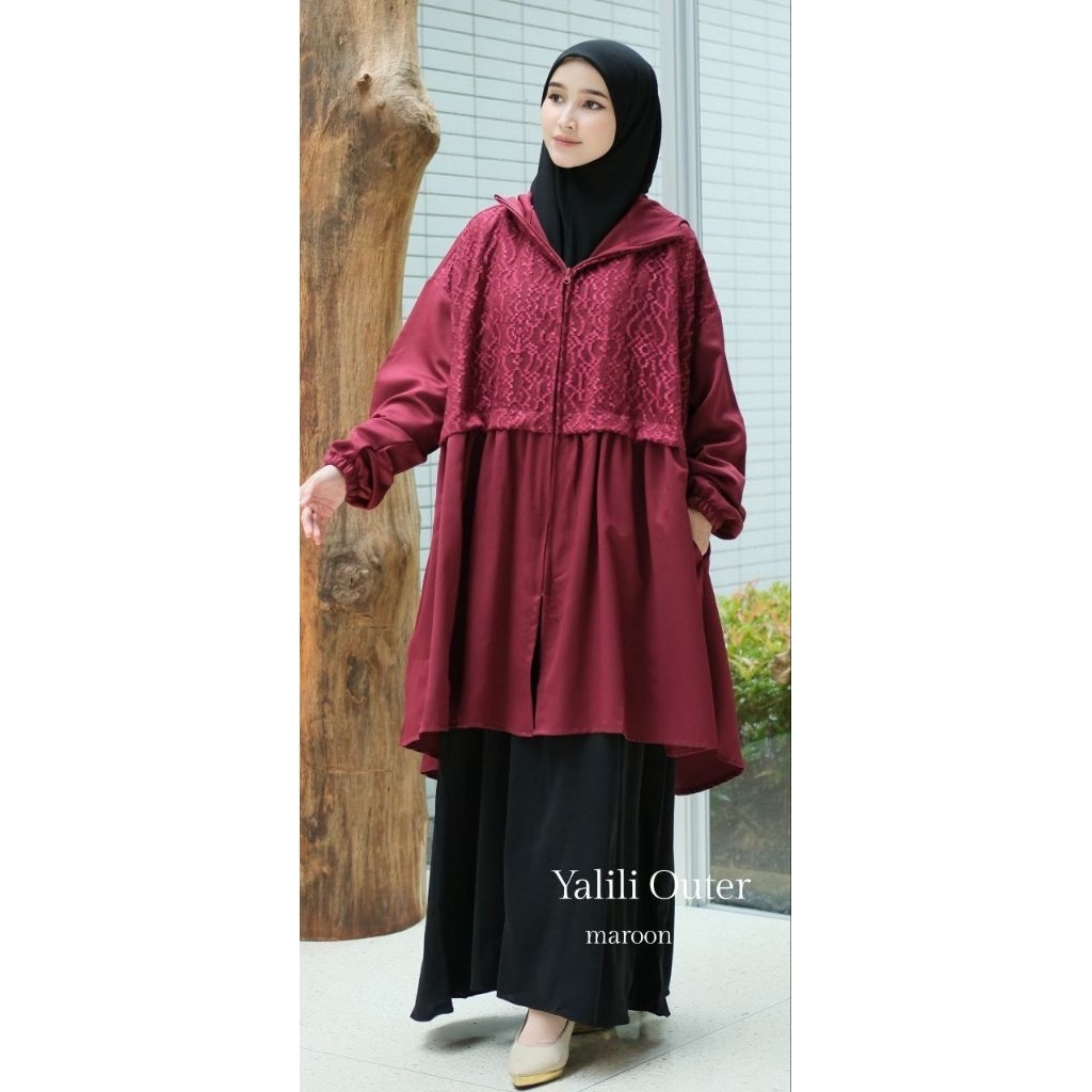 (READY CASHBACK) OUTER YALILI JACKET SYARI MUSLIMAH DALANOVA