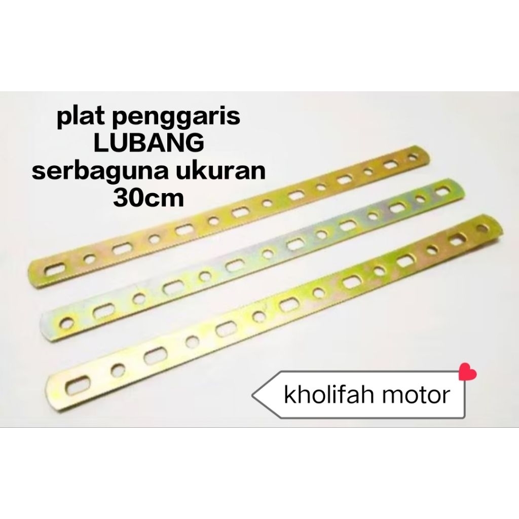 

PLAT PENGGARIS LUBANG SERBAGUNA UKURAN 30cm
