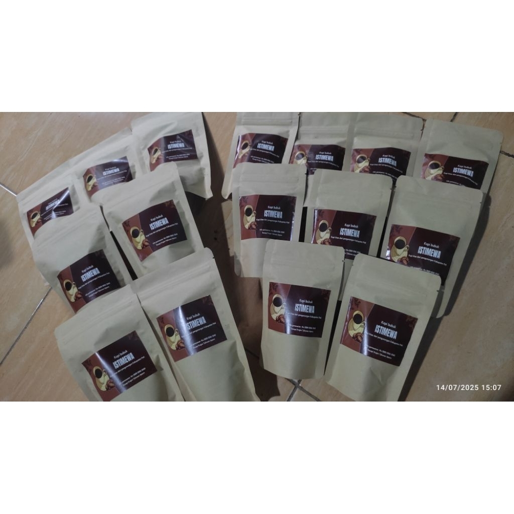 

Kopi bubuk istimewa 100gram