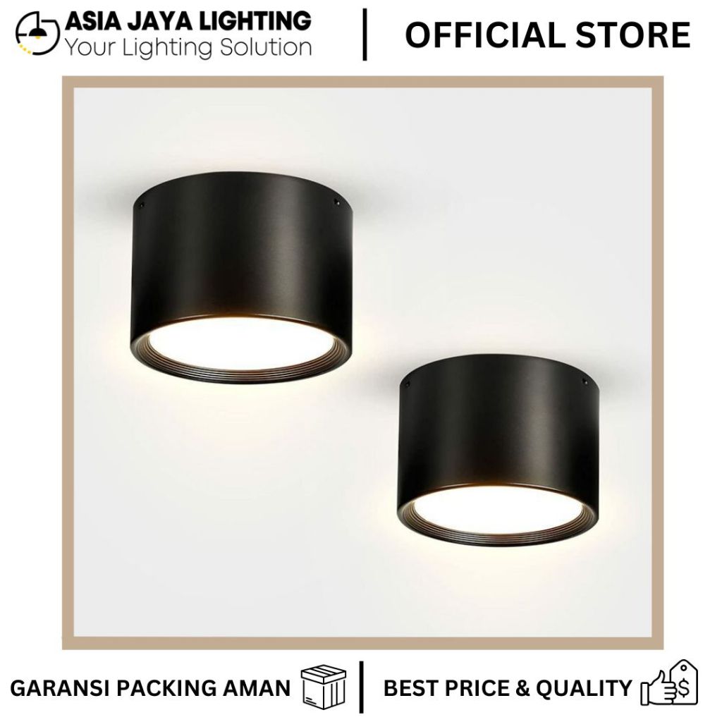 DOWNLIGHT OB LED HITAM / DOWNLIGHT OUTBOW HITAM LED / DOWNLIGHT TIMBUL LED HITAM MK-2010 MK-2020 10W