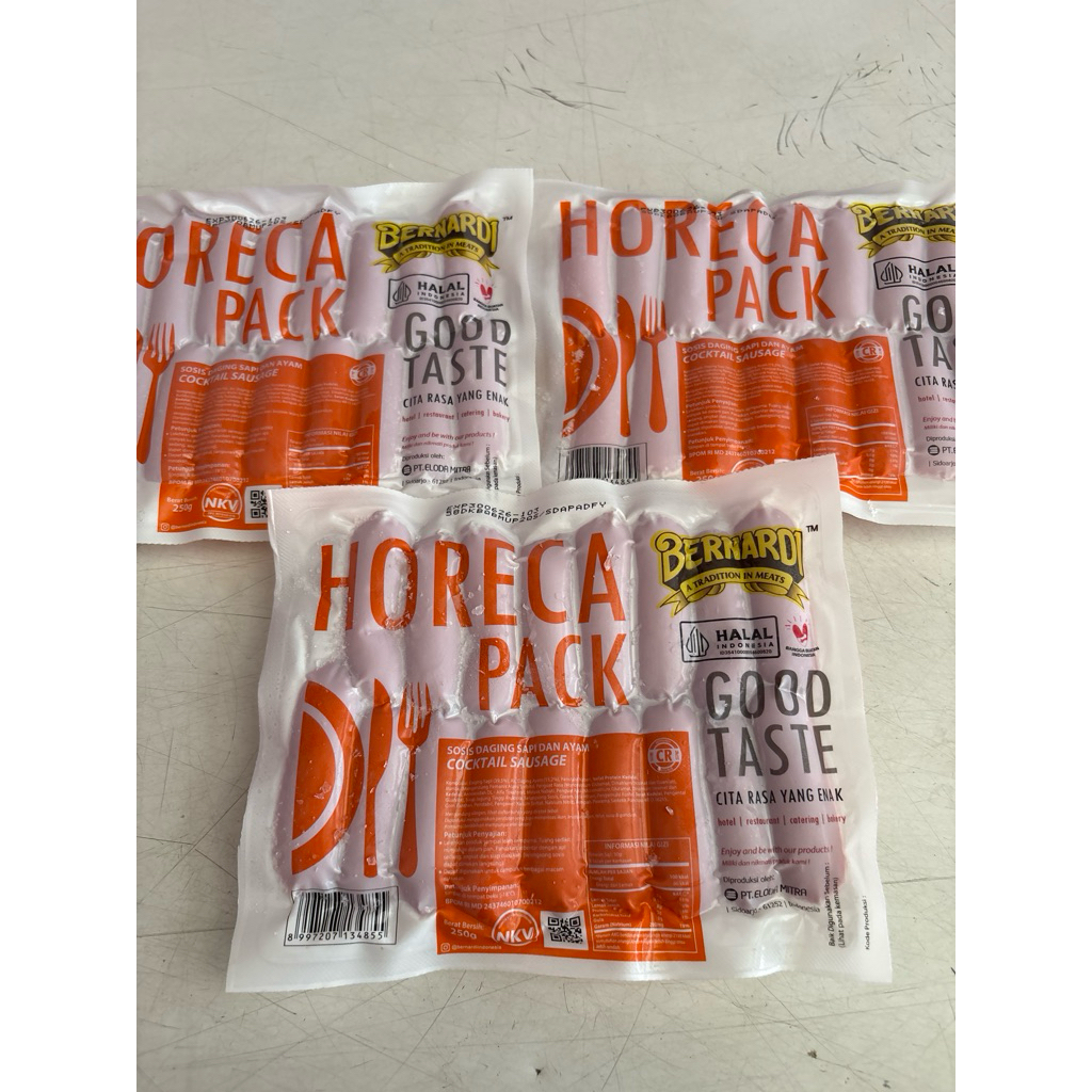 

SOSIS BERNARDI HORECA PACK COCKTAIL 250gr