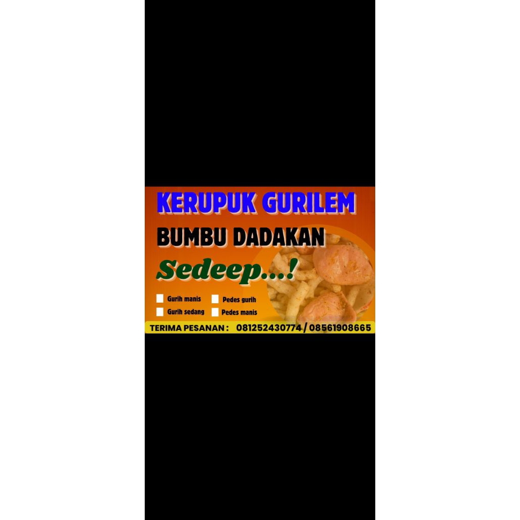 

Kerupuk Gurilem