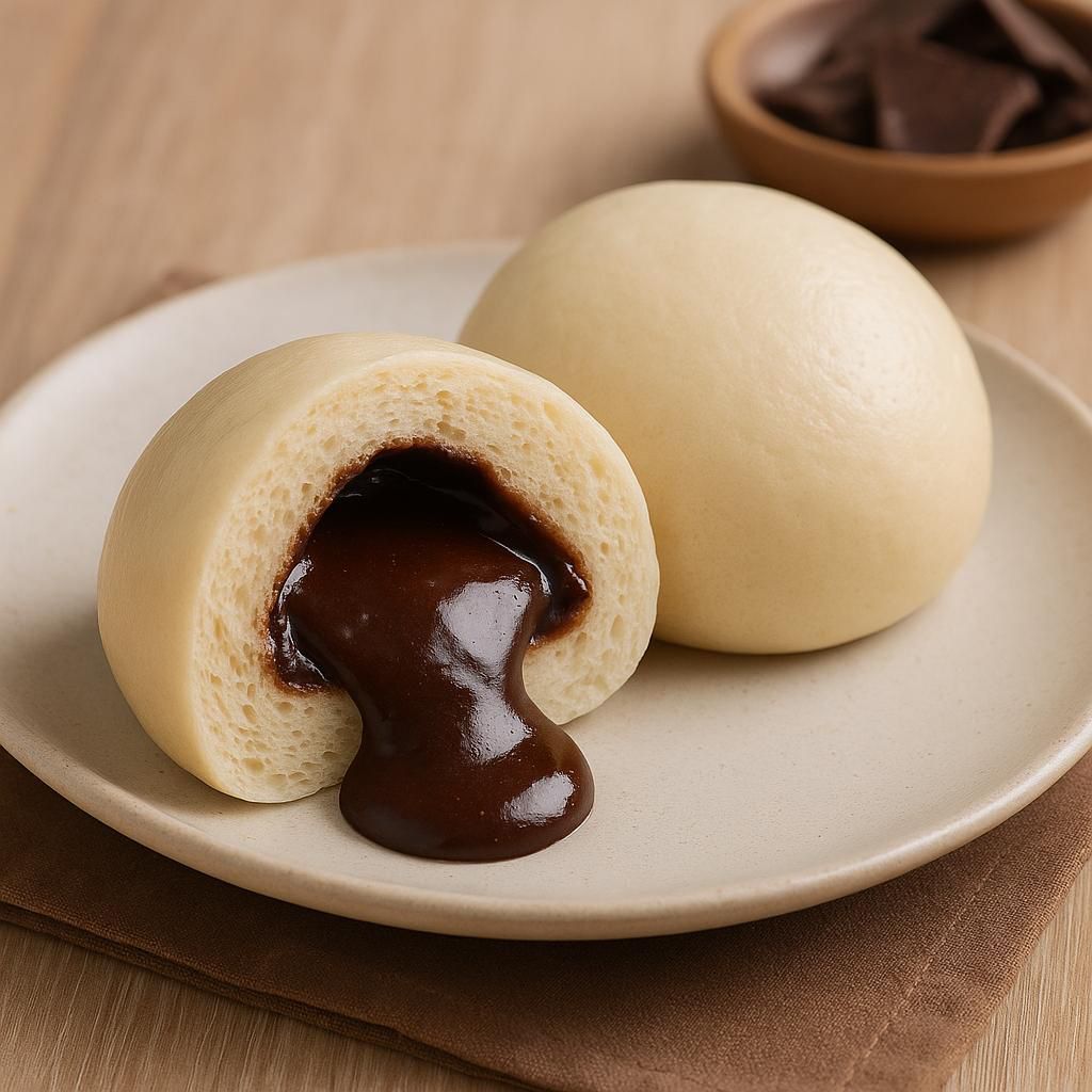 

BAKPAO COKLAT PREMIUM/BAKPAO FROZEN FOOD/BAKPAO HALAL/BAKPAO RESTO/ISI 10 PCS