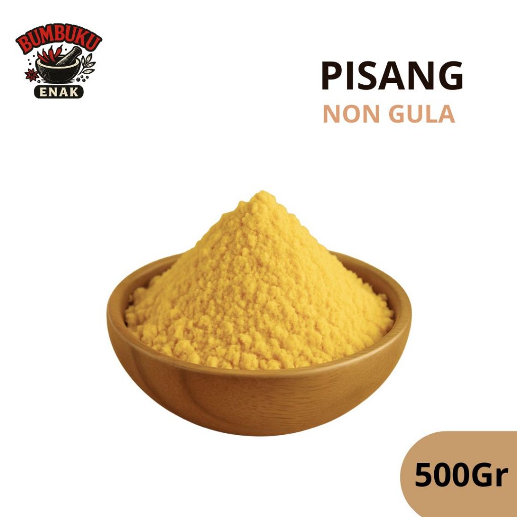 

Bumbu Tabur Pisang Non Gula 500gr – Bubuk Minuman Rasa Buah Sehat, Aman untuk Diet & Diabetes
