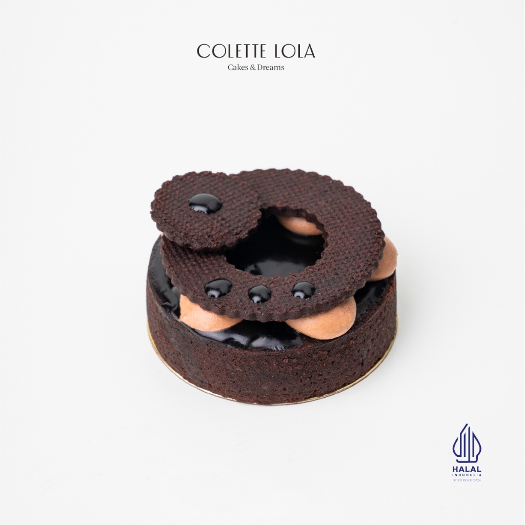 

Kue / Cake Colette Lola Dark Chocolate Tart - Individual Cake