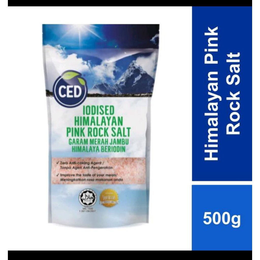 

GARAM HIMALAYA CED ASLI MALAYSIA 500 GRAM / HIMALAYAN PINK ROCK SALT