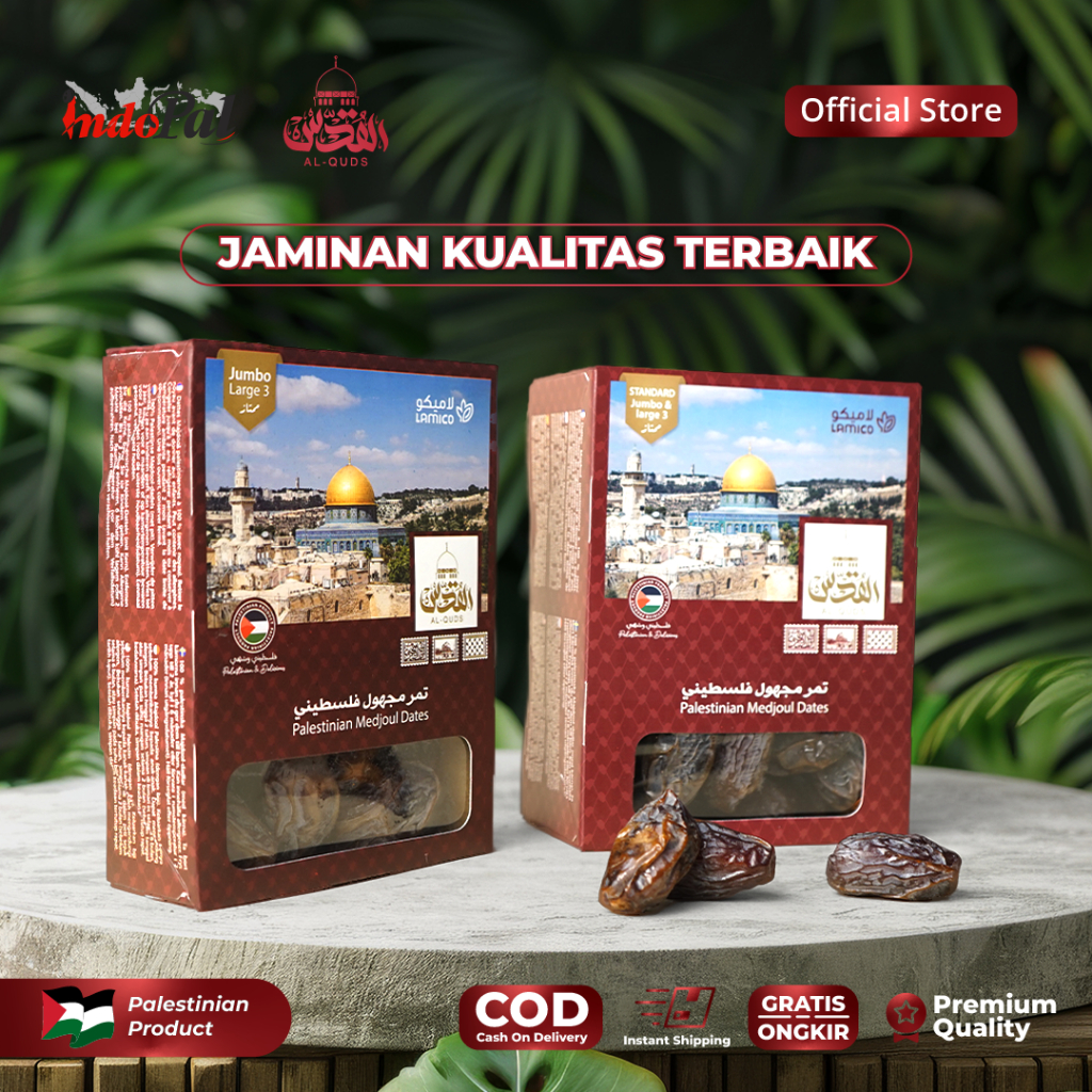 

Kurma Medjool Al Quds Palestina 1kg Standard Jumbo Terbaru