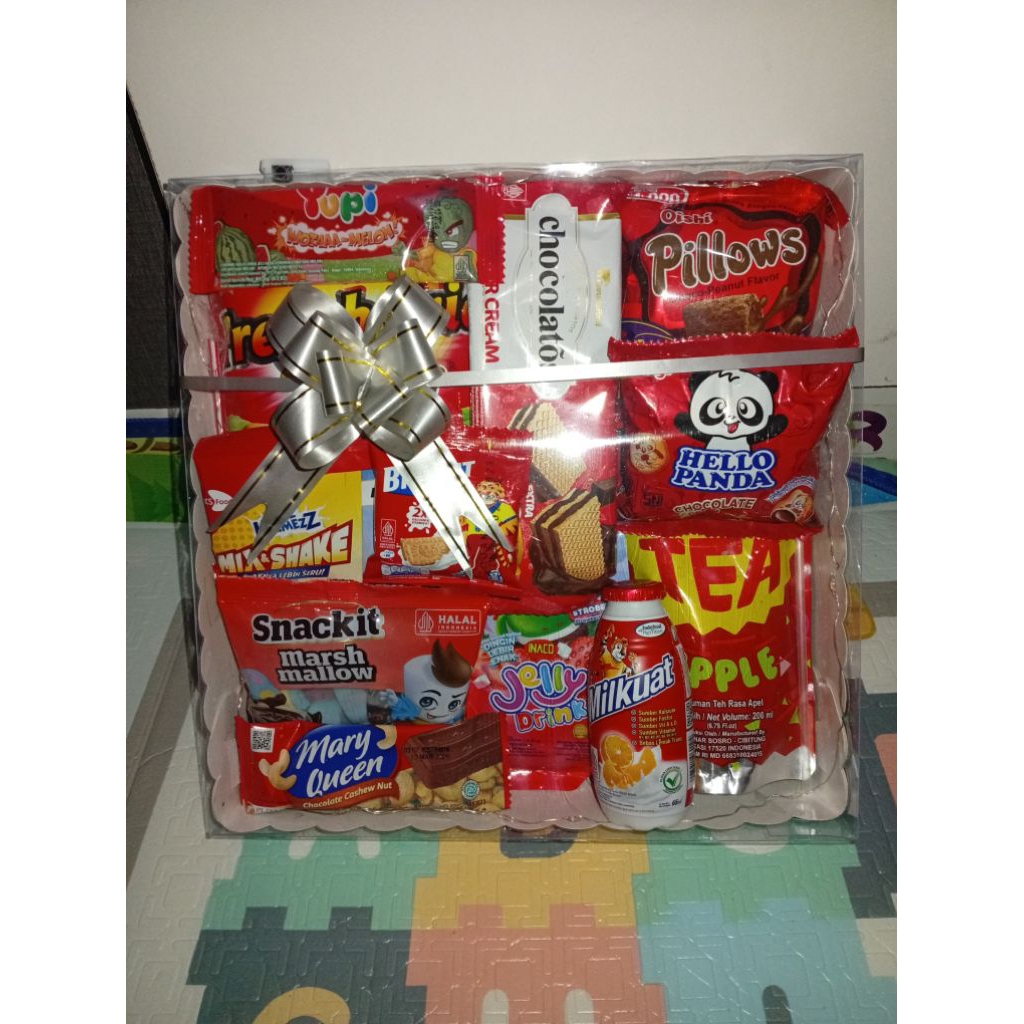 

SNACK BOX ULANG TAHUN WARNA MERAH DENGAN LAMPU LED
