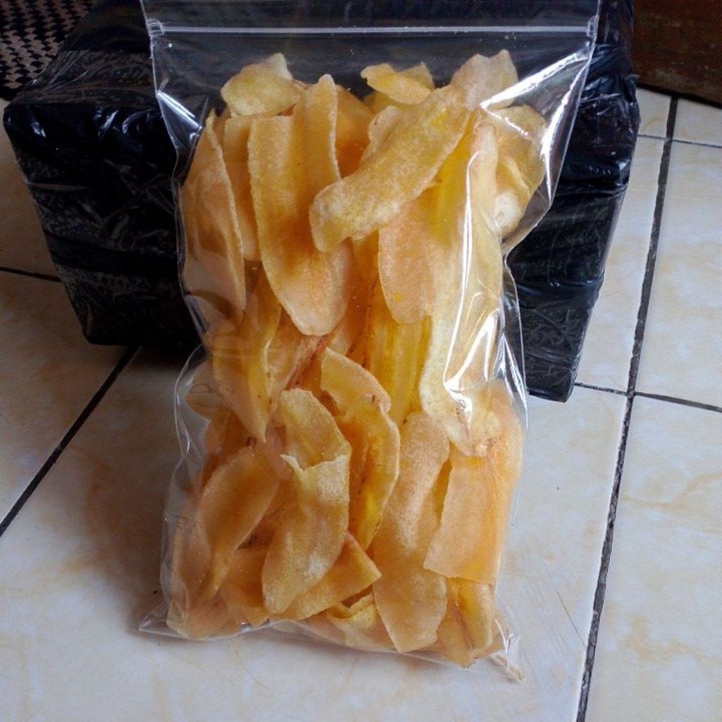 

keripik pisang kepok 190g gurih renyah