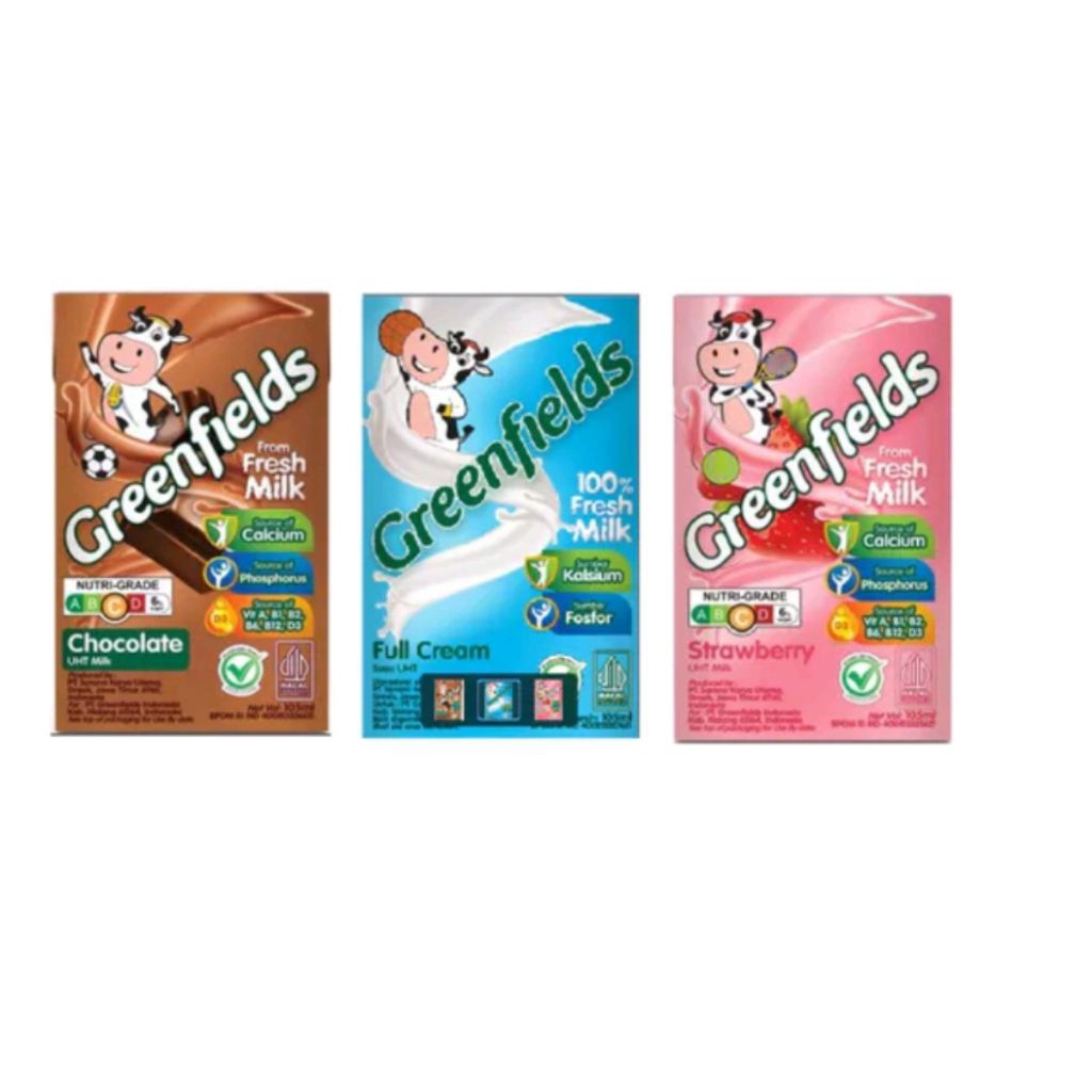 

GREENFIELDS SUSU UHT FRES MILK 105ML